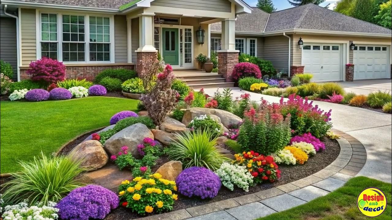 50 Front Yard Flower Bed Ideas Showcasing Nature's Beauty All Year