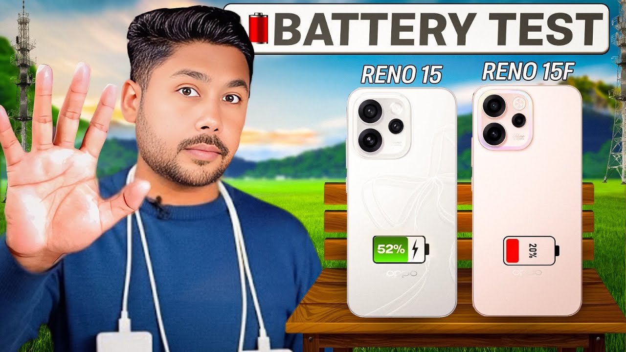 Oppo Reno 15 & Reno 15F Real Battery Test – Full Day Survive or Not?