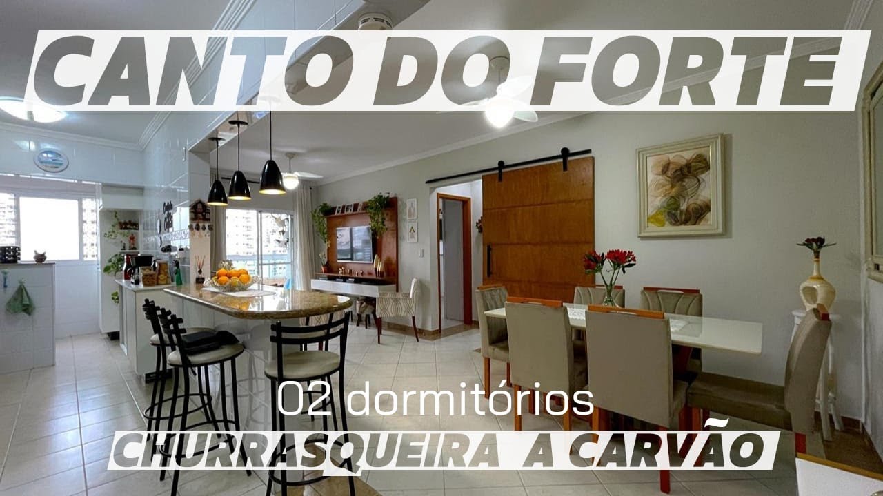 😍 (VENDIDO) Apartamento com 2 dormitórios em Praia Grande/SP.