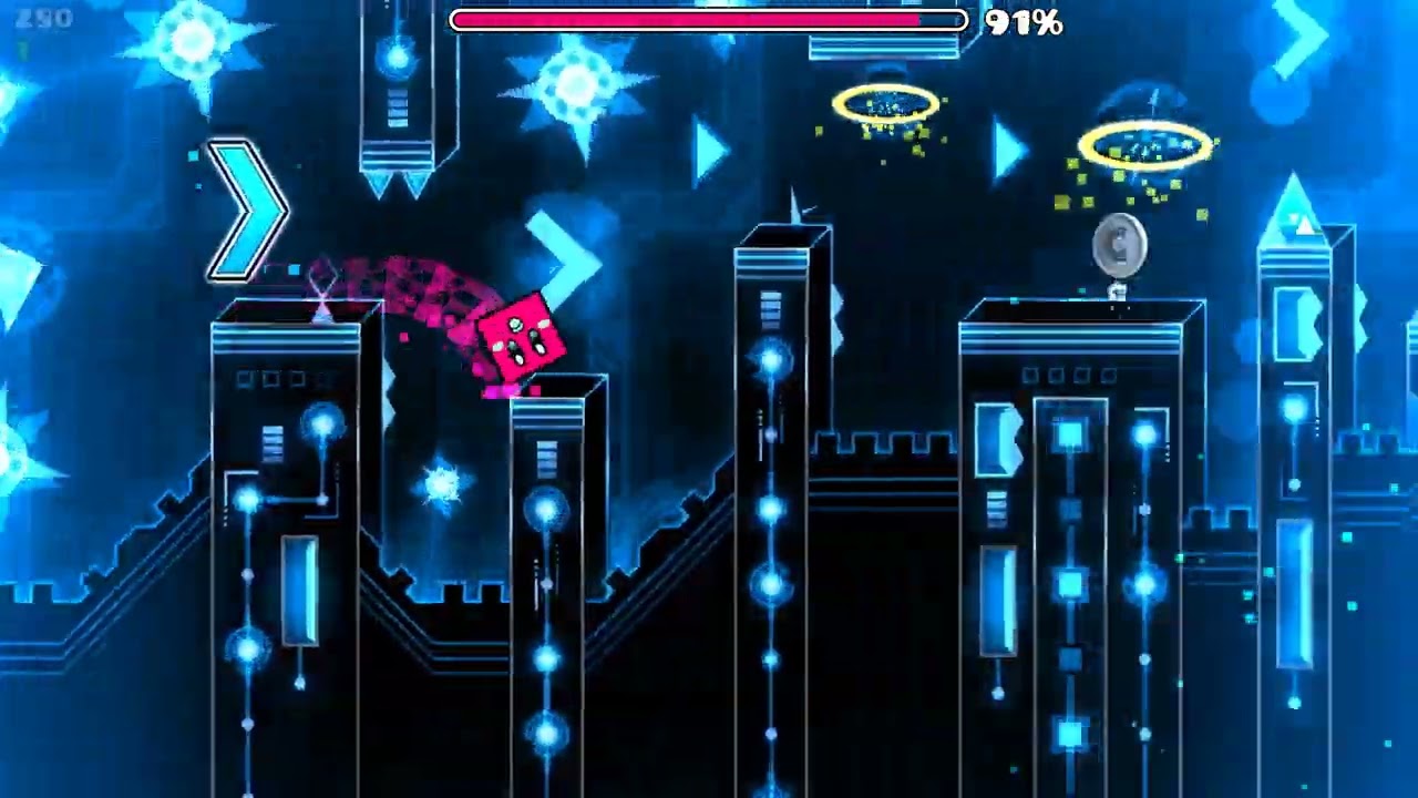 Flighter by KuraiYonaka (easy demon) 3 Coins - Geometry Dash