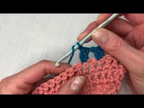 How to crochet to 2Treble-Cluster (2trCl) - UK terms