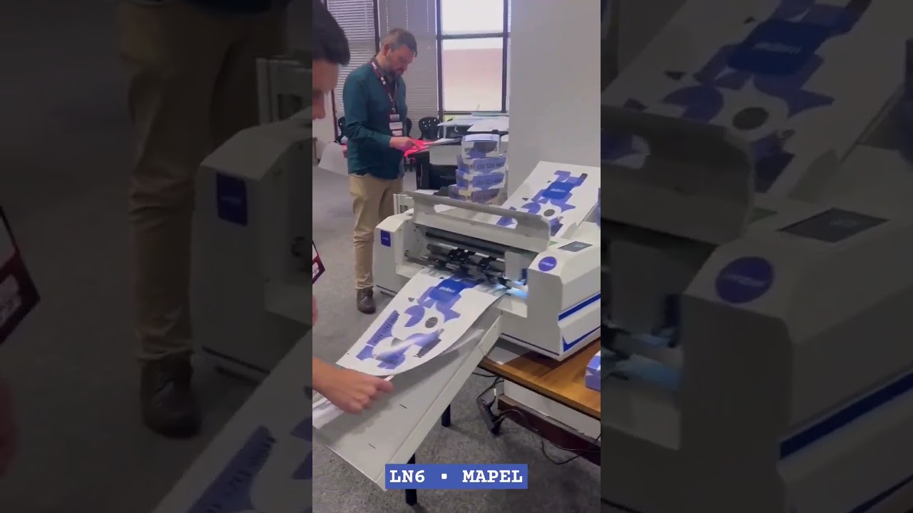 LN6 - Máquina de corte e vinco automática da Mapel