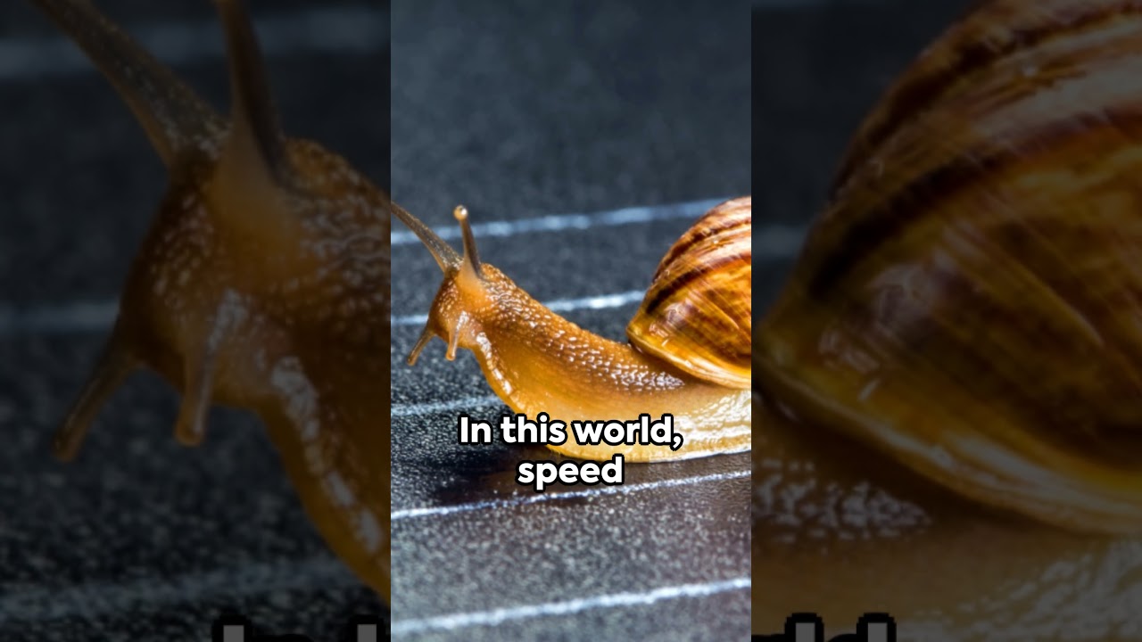 Surprising Speed: Snail Defies Expectations in Thrilling Race Against Time!