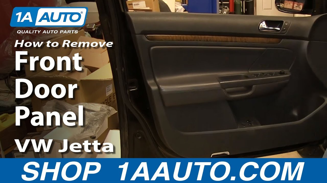 How to remove install outer rear door panel 2005 10 volkswagen vw ...