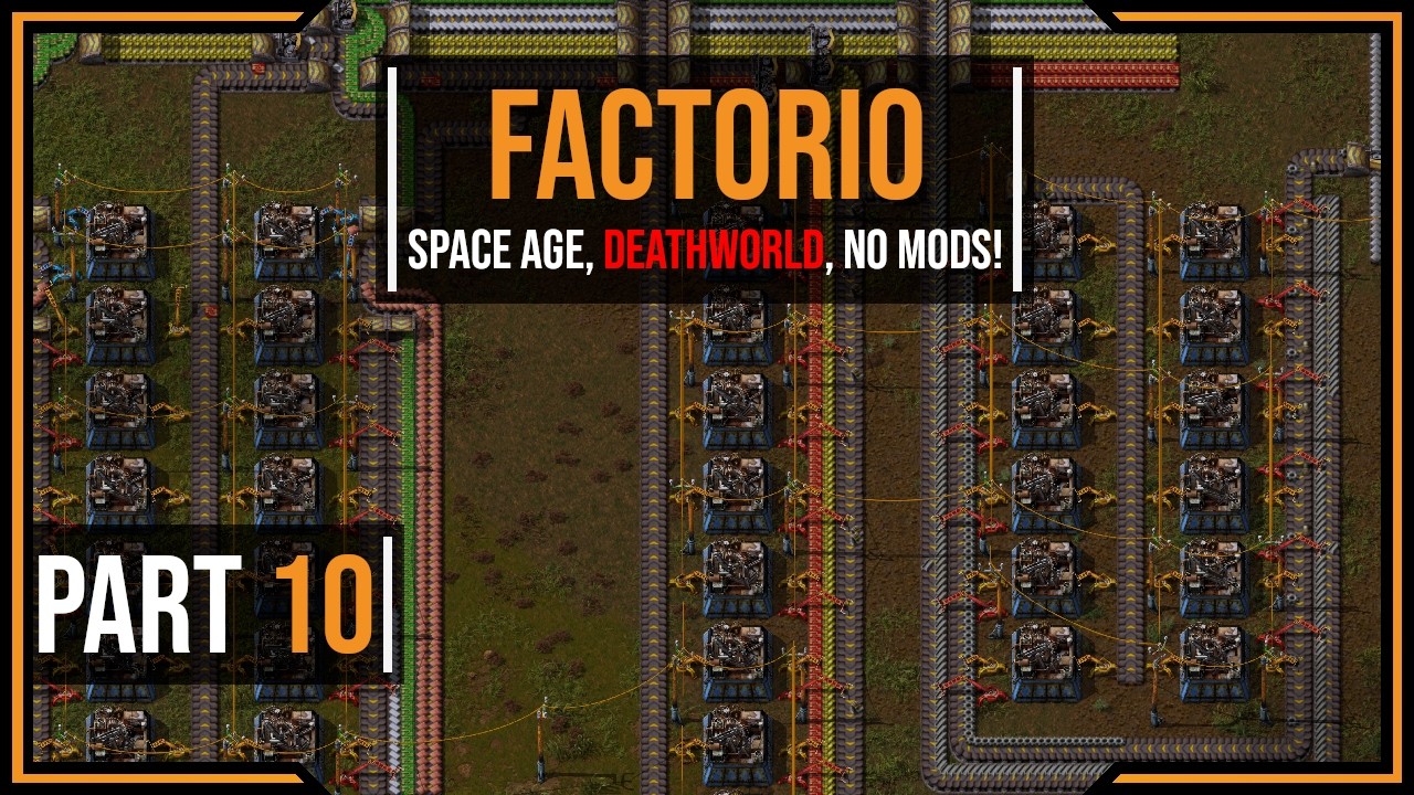 Factorio Space Age - Episode 10 - Chemical Science! (Deathworld, no ...