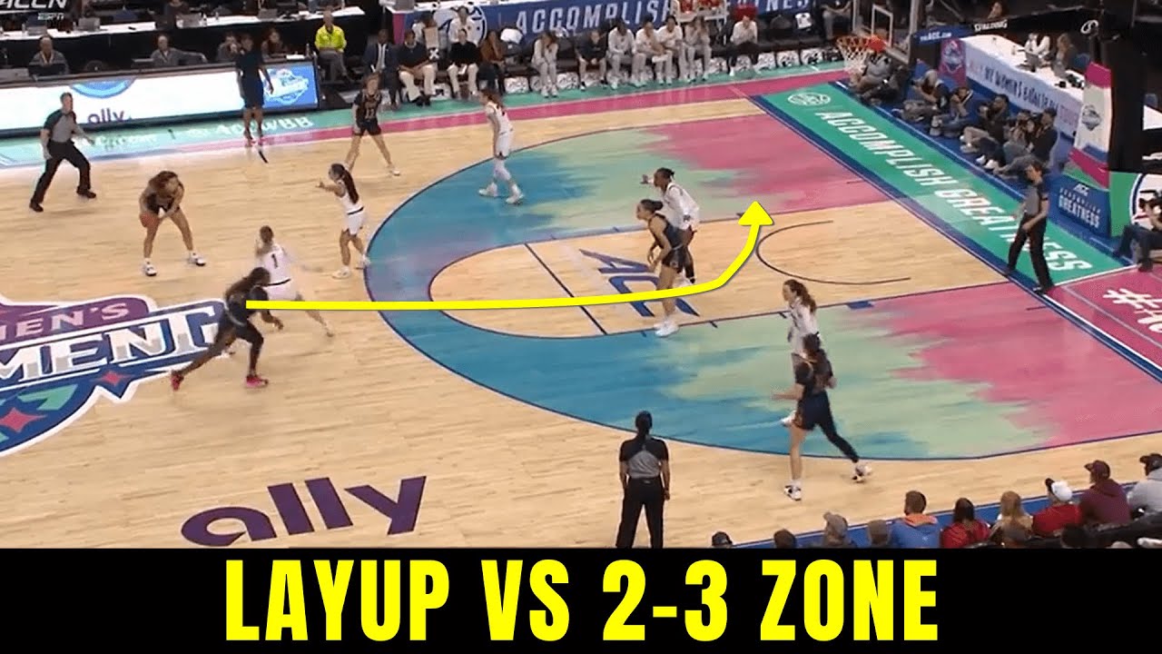 Score more points against a 2-3 zone defense - YouTube