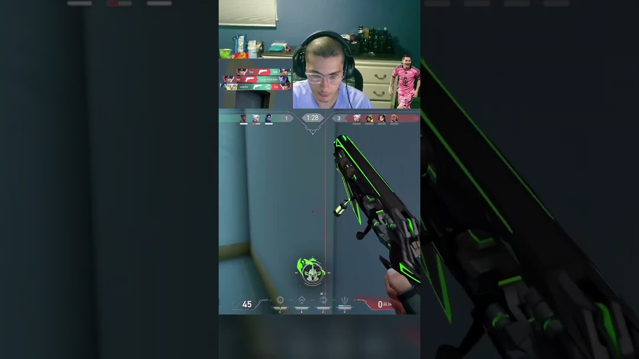 Hitting the best sheriff ace on valorant 