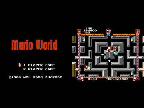 Mario World (Hack of Devil World) NES - Walkthrough (1-10 lvl.)