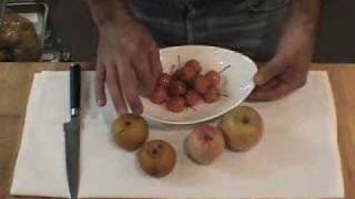 Hood River Pears and Apples at Celilo Restaurant