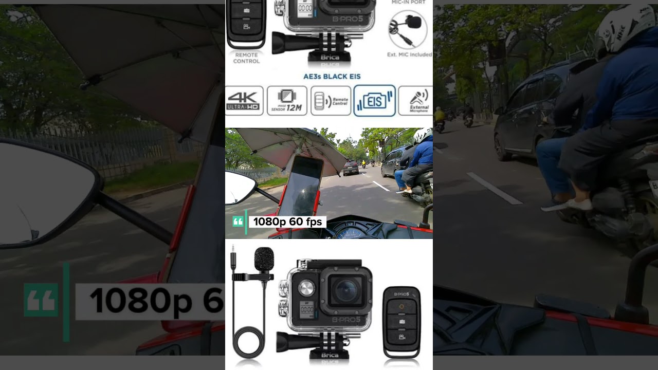 Brica AE3S – Action Cam 4K Murah dengan EIS & WiFi