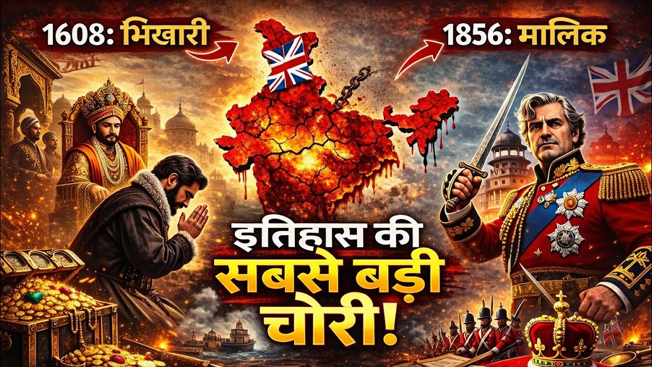 अंग्रेजों ने भारत को कैसे गुलाम बनाया? (1600-1857)| how british took over india
