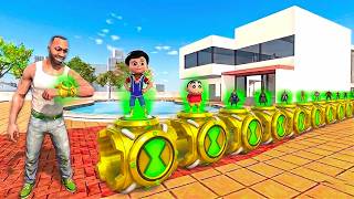 😱Franklin Make LONGEST GOLDEN BEN 10 WATCH in Indian Bike Driving 3D screenshot 4