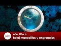 After Effects 276 Reloj y particulas de engranajes