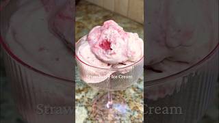Strawberry Ice Cream 🍓🍦#icecreamrecipe #easyrecipes #bakingshorts