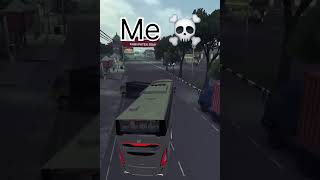 Crazy Bus Driving Simulator ☠️🔥 #shorts #edit #youtube #bus