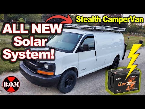NEW Solar System Ultimate DIY Campervan Build | LiTime 12v 320 Ah Mini Battery