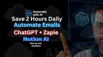 Automatiseer e-mails met ChatGPT + Zapier, Notion AI Bespaar dagelijks 2 uur! #AISideHustles #Not...