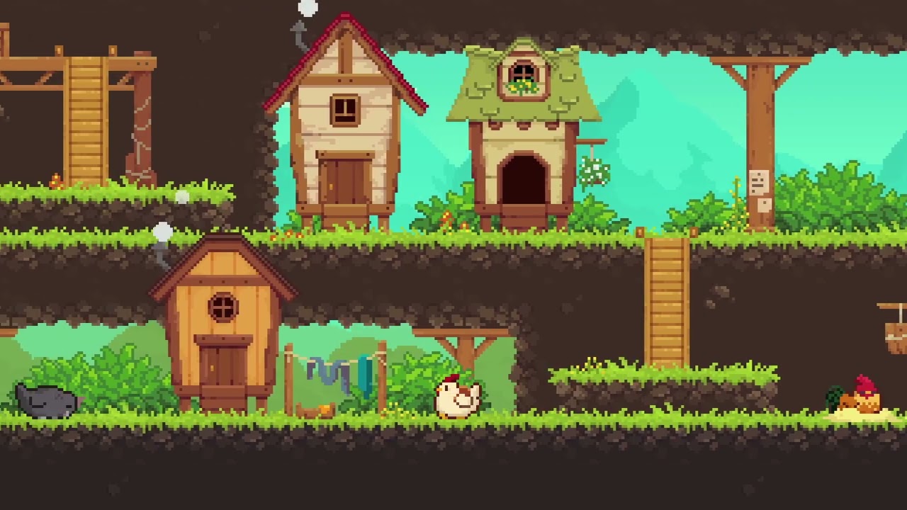 Chicken Journey Demo Gameplay  ( •ө• )