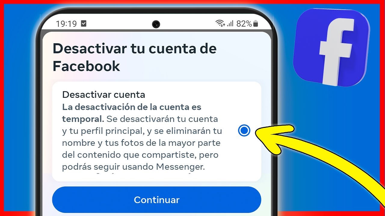 Cómo DESACTIVAR UNA CUENTA DE FACEBOOK TEMPORALMENTE 2025