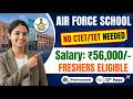 Permanent Teaching Jobs in Air Force School | Freshers Eligible (No CTET)  How to Apply!