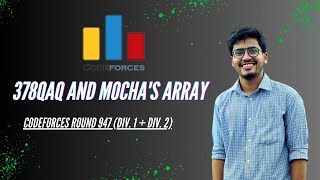 378QAQ and Mocha's Array Codeforces Round 947 (Div. 1 + Div. 2) Bangla Solution