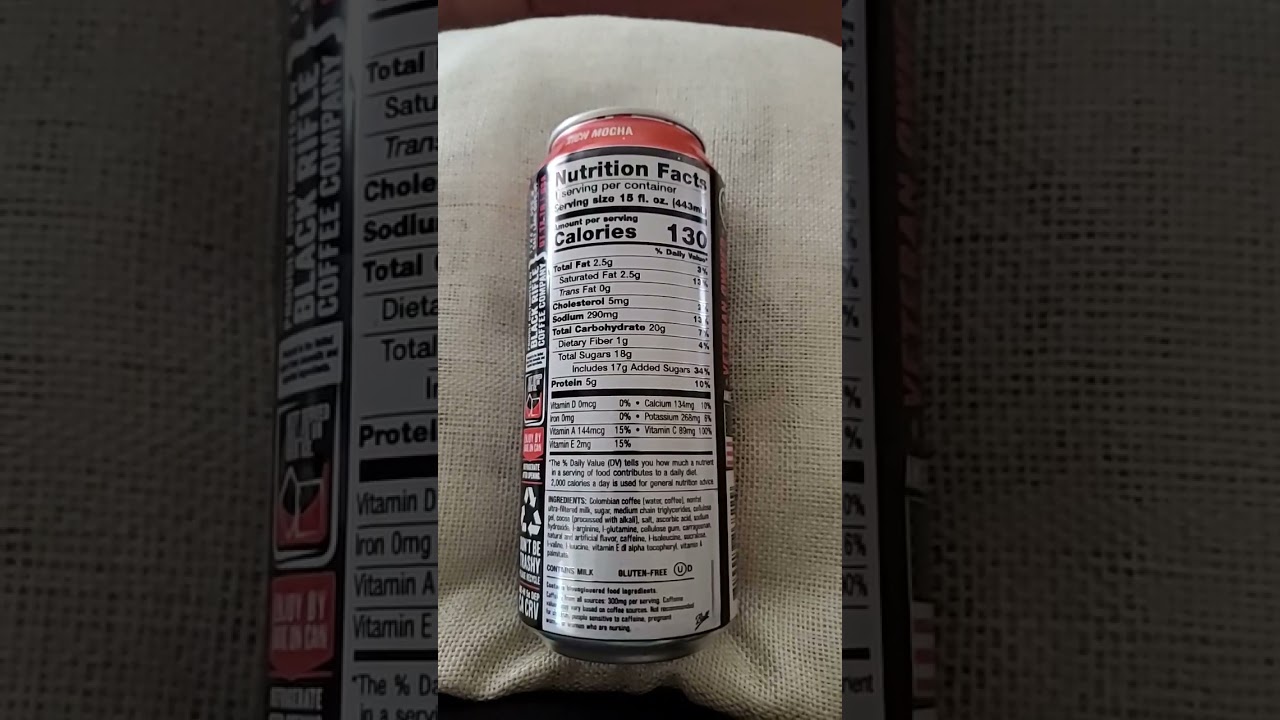 Black Rifle Coffee Company Rich Mocha Triple Shot Espresso 300 Drink