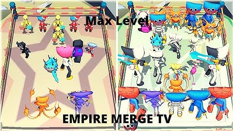 Max Level Merge Master Blue Monster Vide game Walkthrough Android Game Trailer #mergegames