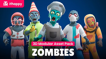 Zombies – Modular Animated 3D Character Pack