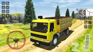 Kamyonla Ahşap Varil Taşıma Simülatörü - Heavy Cargo Truck Simulator Offroad - Android Gameplay screenshot 2