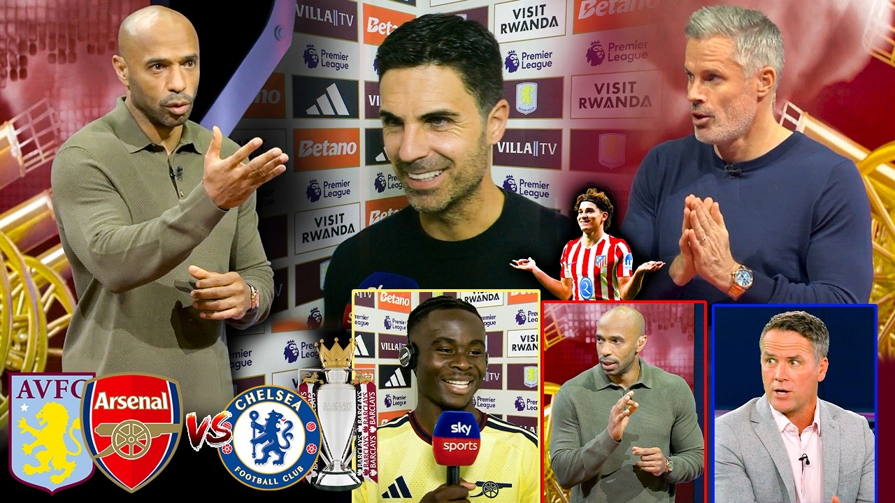 Thierry Henry Goes Crazy! 🔥 Aston Villa vs Arsenal 0-1 Arteta Win the Title Again? 🏆 | Reactions