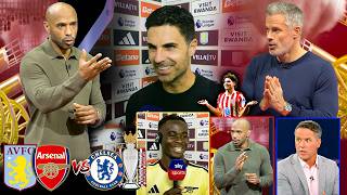 Thierry Henry Goes Crazy! 🔥 Aston Villa vs Arsenal 0-1 Arteta Win the Title Again? 🏆 | Reactions