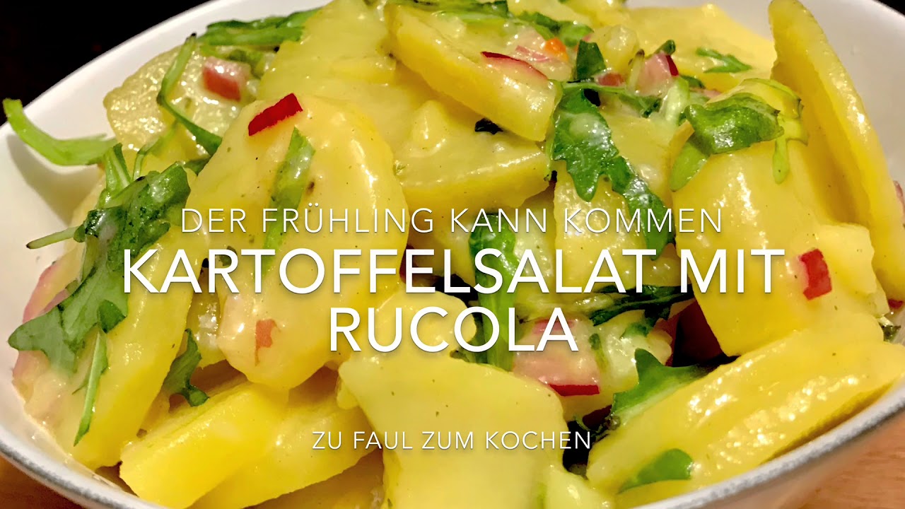 Kartoffelsalat mit Rucola - YouTube