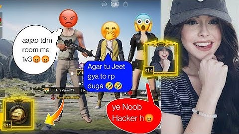 Random 3 players call me Noob / challenge for 1vs 3 TDM room (part - 49)