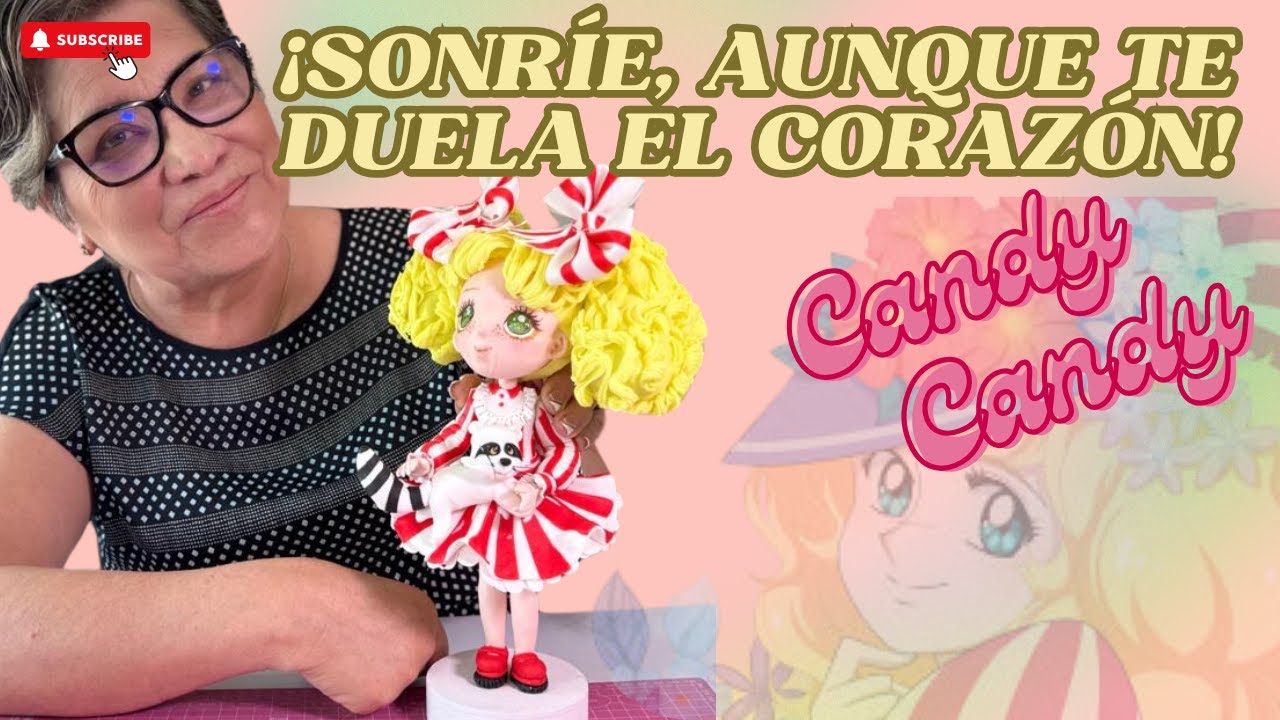 Reviviendo Nuestra Infancia🎀CANDY CANDY🎀 con mis propias manos en PASTA FLEXIBLE | Migajón Artístico