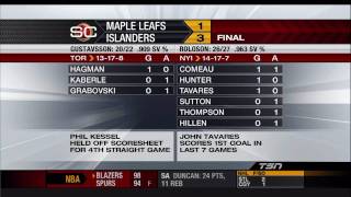 Highlights - Maple Leafs @ Islanders - Dec 23rd 2009 (HD)
