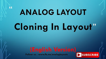Cloning in layout