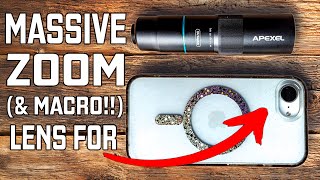 Take The Photos You Want - Apexel 10X Telephoto Lens Kit With Macro Lens