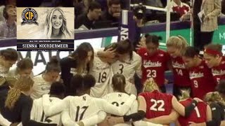 northwestern sienna noordermeer injury video