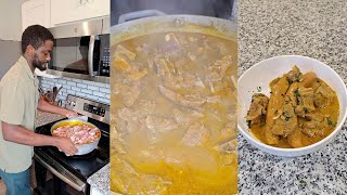 This food needs 8 hours of cook time. Cameroon Kondre recipe screenshot 5