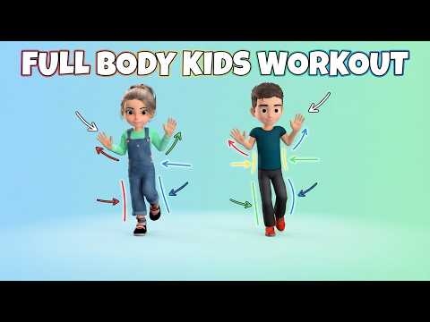 Full Body Kids Workout: 20 Min Fun At Home! thumbnail