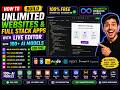 How to Build Unlimited Websites & Full Stack Apps With LIVE Editor With 100+ AI Models For FREE