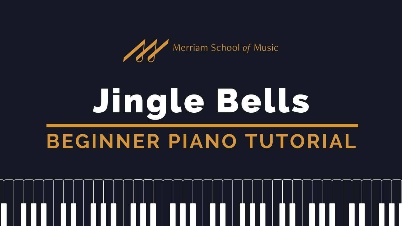 🎹Jingle Bells Piano Tutorial Christmas Songs for Kids Free Sheet