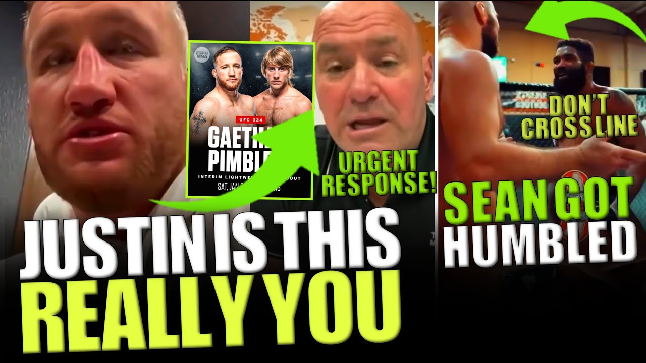 Justin Gaethje SHOCKING STATEMENT two days before Pimblett fight made Dana White REACTS, Strickland