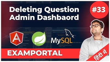 🛑Deleting question like a charm | Admin Dashboard | Examportal #33