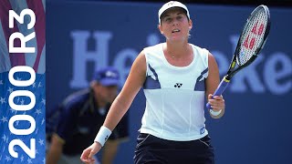 Monica Seles vs Chanda Rubin in a three-set battle! | US Open 2000 Round 3