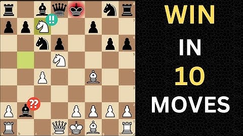 10 Amazing traps in the English opening with 80% WIN rate!!