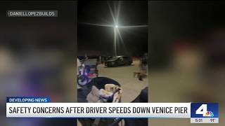 Venice Pier will get barriers after she speeds along the pier