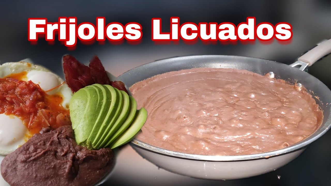 Como hacer frijoles licuados salvadoreños | FRIJOLES FRITOS procedimiento completo 😋