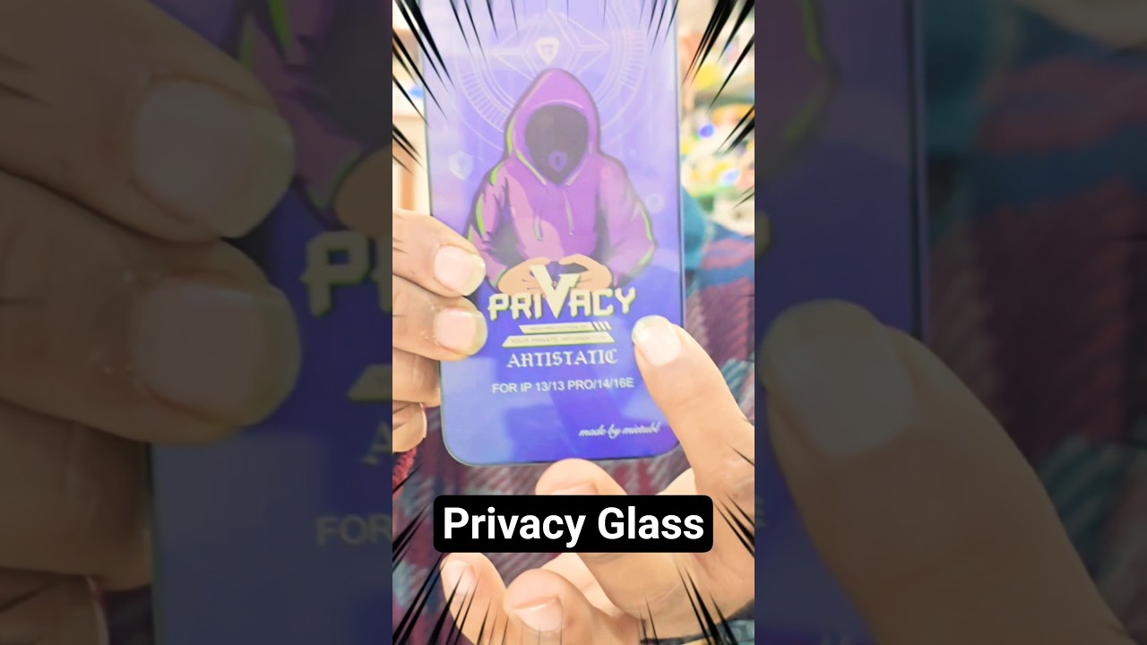 Privacy Glass for your safety 