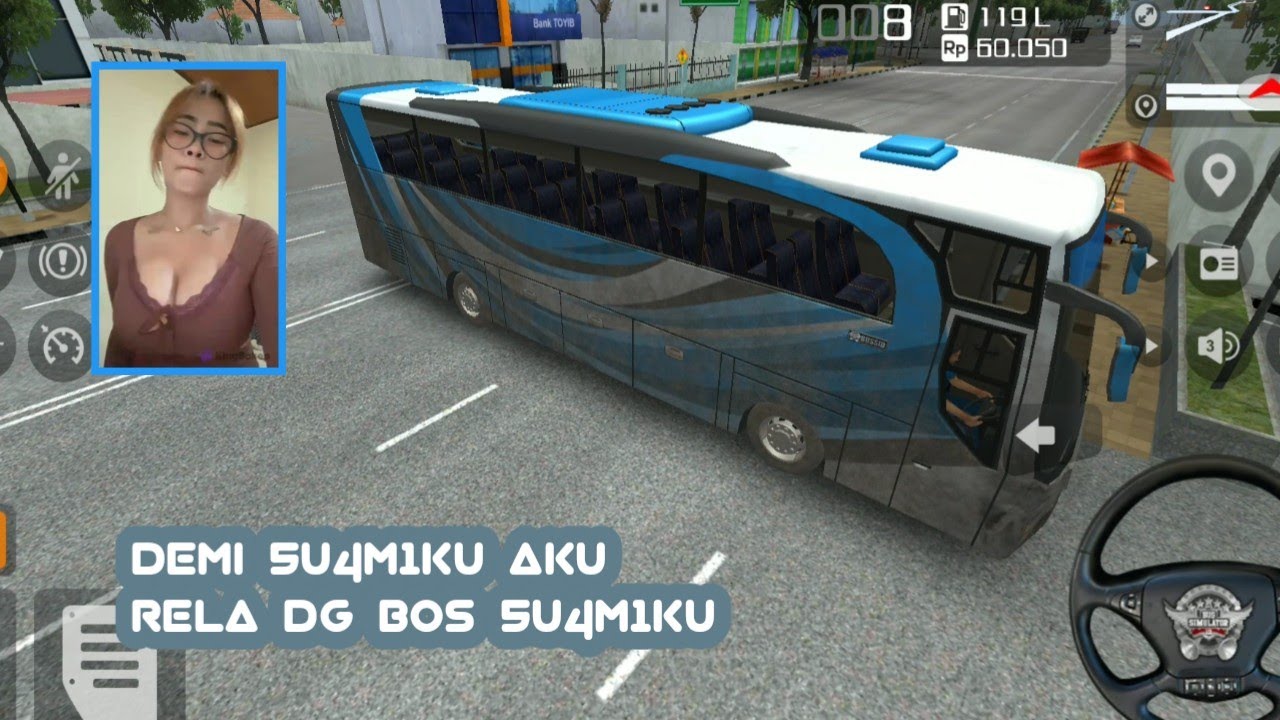 Busnya keluar dari parkiran bolo game bus simulator - YouTube